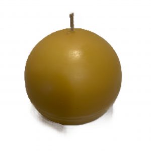 beeswax sphere candle